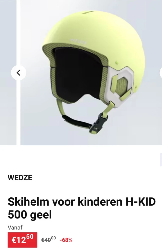 Skihelm voor kinderen