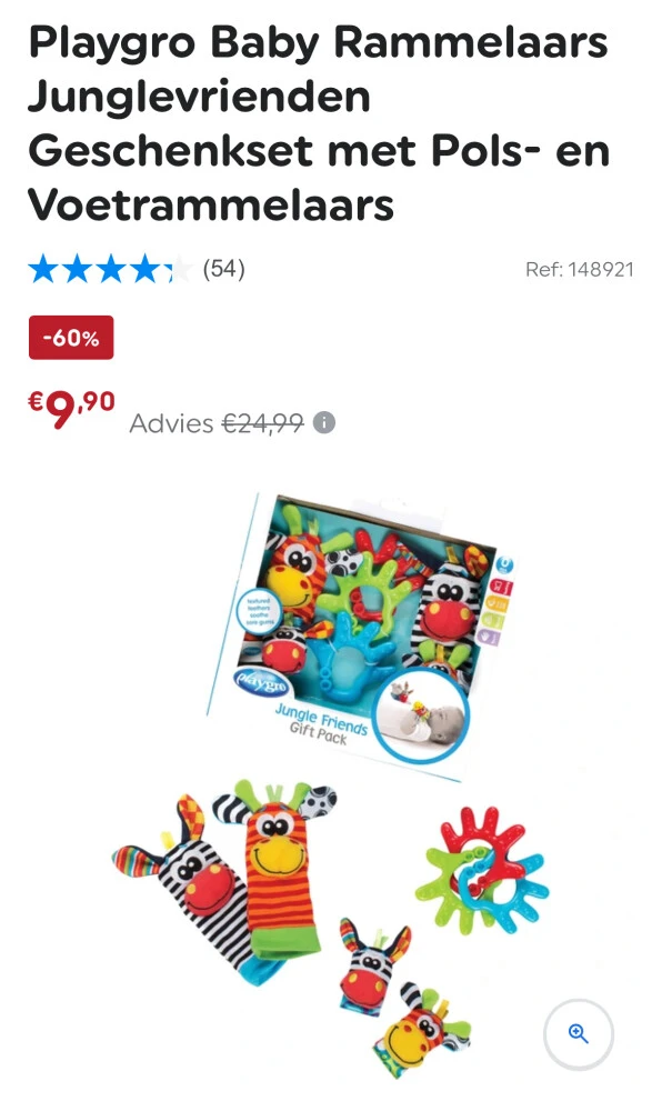 -60% Baby geschenkset rammelaars 🦁 PlayGro
