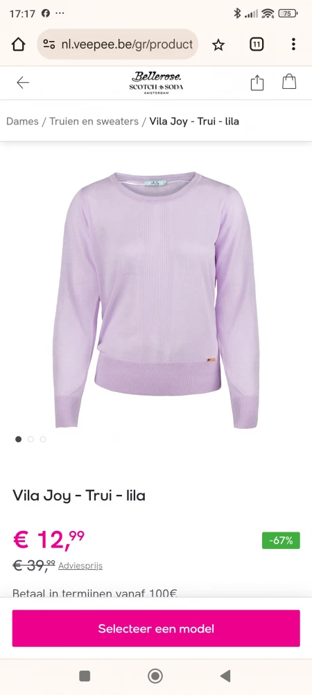 Bellerose, vila joy en Scotch & soda tot 70% korting!
