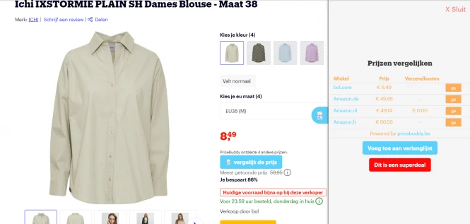 Dames Blouse - Maat 38