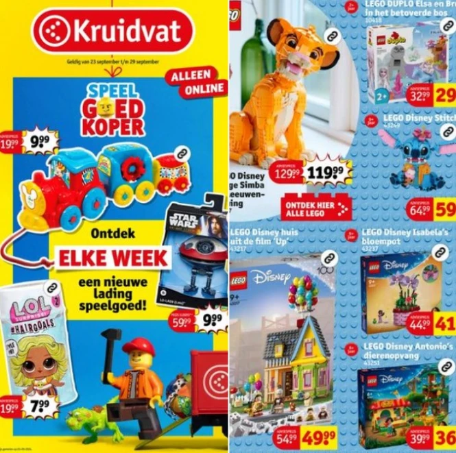 Nu bij Kruidvat elke week nieuwe speelgoeddeals! 😍