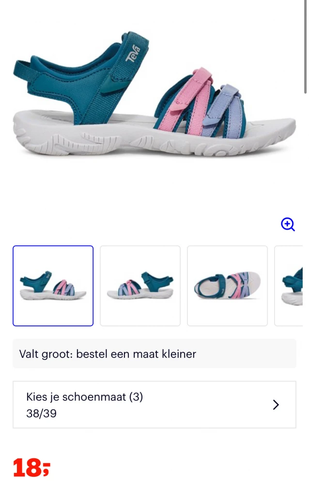 Teva sandalen -70%