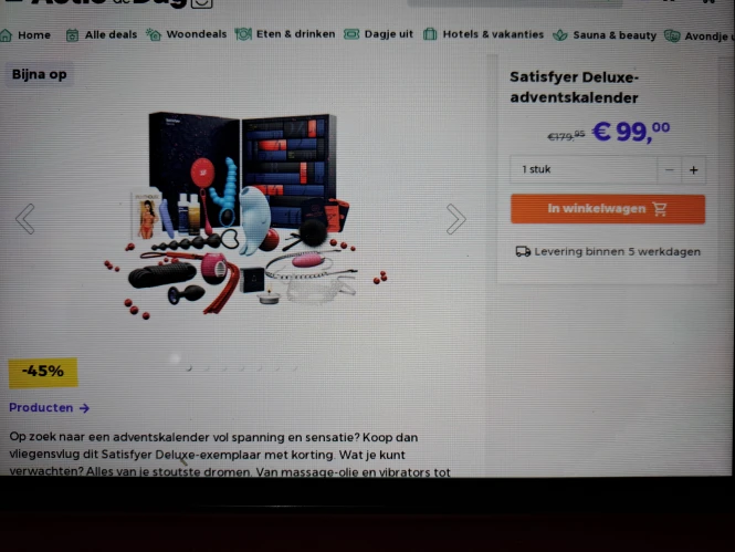 Satisfyer Deluxe-adventskalender -45%