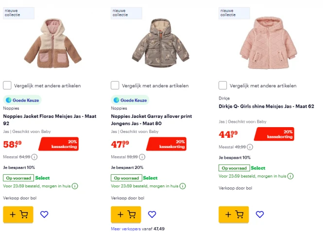 -20% op nieuwe collectie babykledij 👶