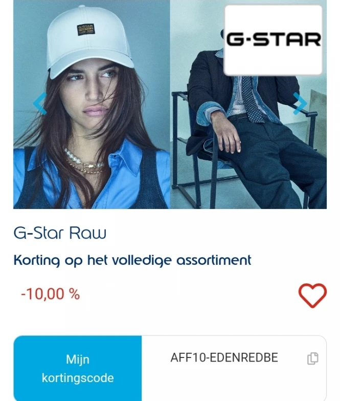 G-Star Raw 10%