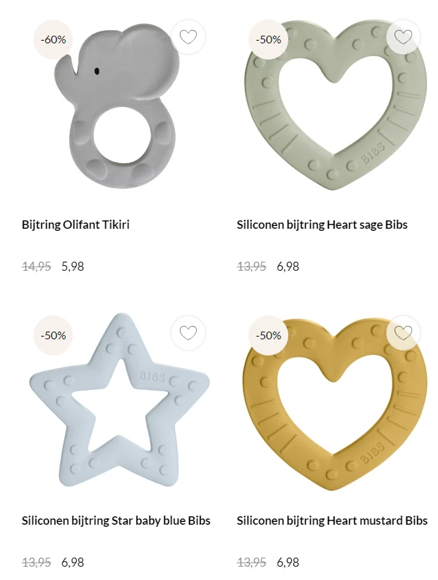 Tot -60% op bijtringen bij Kidsdeco 👶🦷