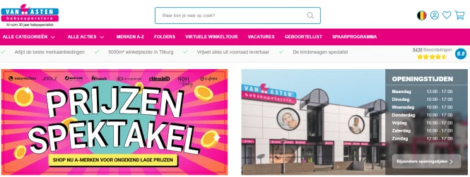 Verschillende 20% korting acties bij Van Asten Babysuperstore 👶🏼