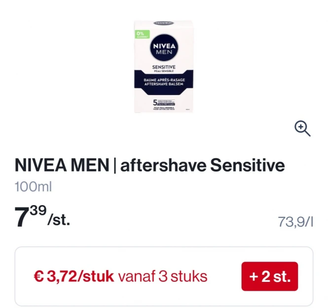 Colruyt nivea aftershave 100ml