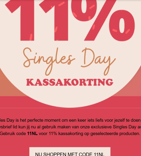 11% extra korting bij Deloox