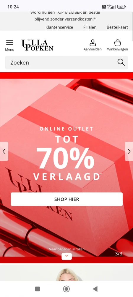 Outlet tot -70% bij Ulla popken