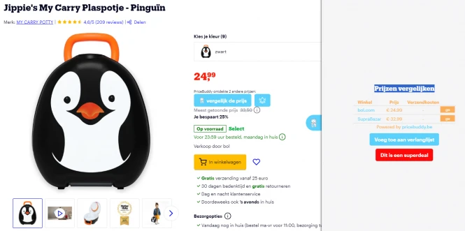 Handig potje om mee te nemen 🐧 My Carry Potty