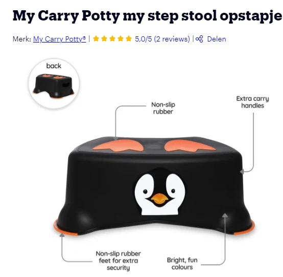 -17% opstapje Pinguïn 🐧 My Carry Potty