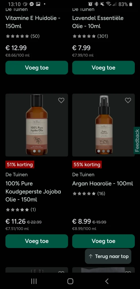 Holland & Barrett De tuinen 55%