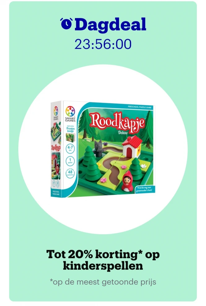 Dagdeal: Korting op kinderspellen 🎲