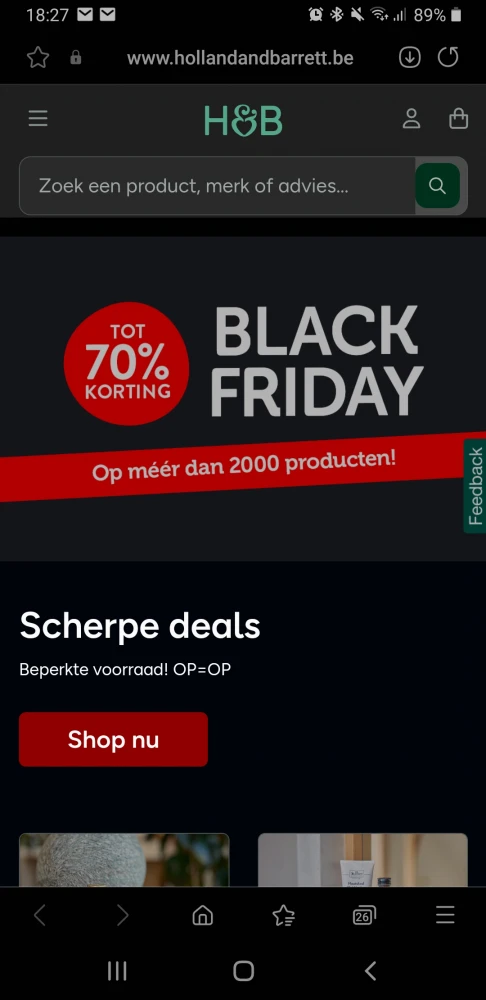Holland & Barrett 70%