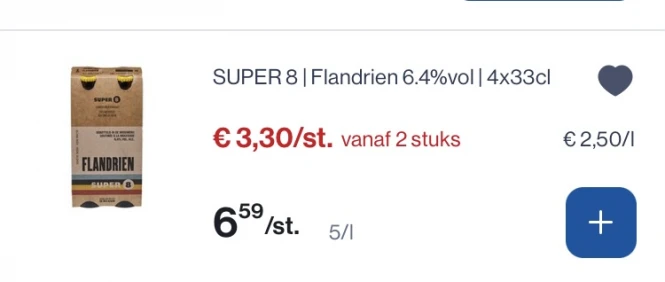 Super 8 Flandrien goedkoper