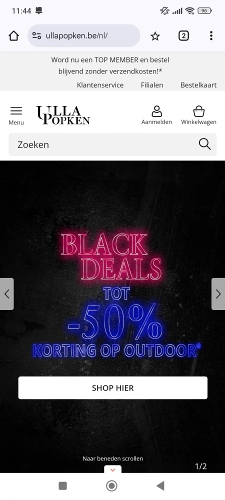Tot -50% op outdoor bij Ulla popken