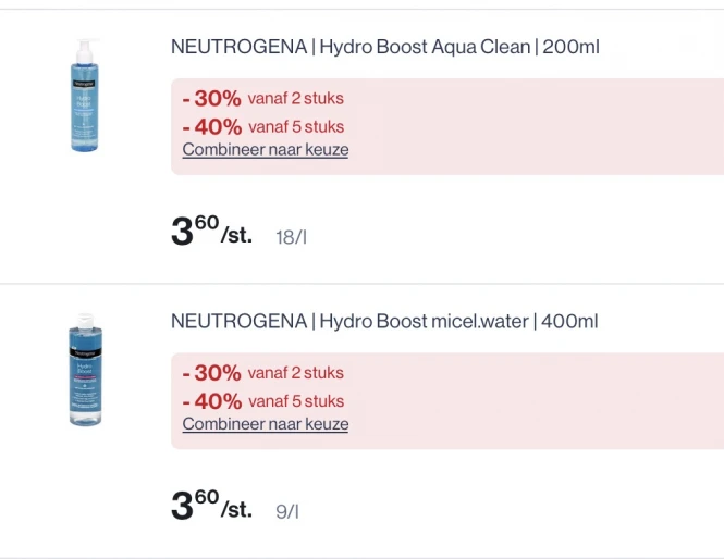 Neutrogena koopje