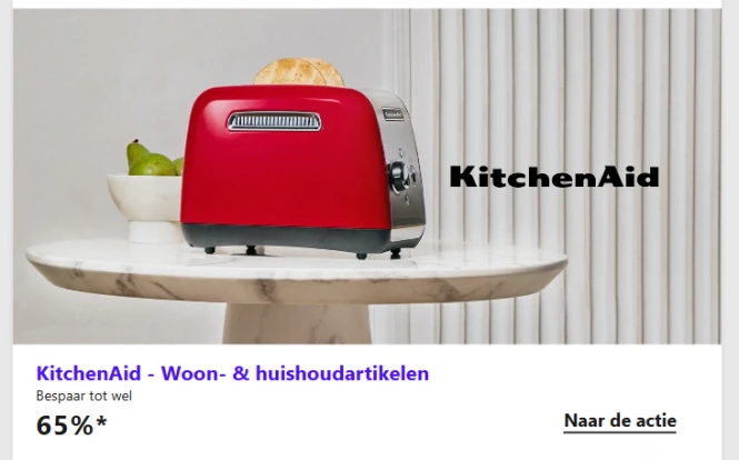 Tot -65% op Kitchen-Aid ✨
