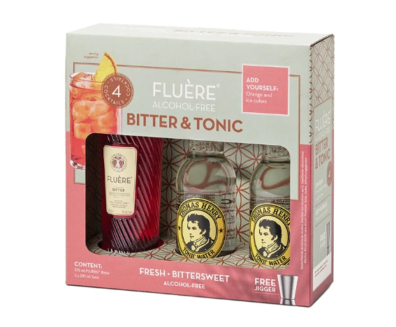 -32% 🍸 Fluere Bitter & Tonic Mocktail Box