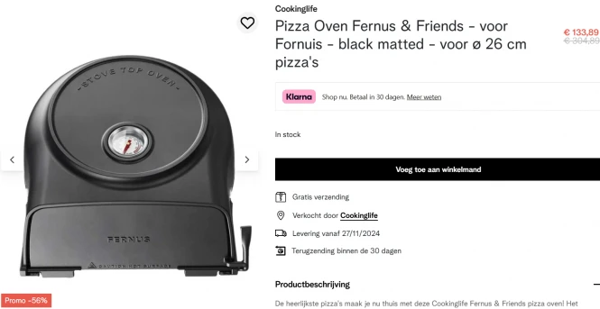 -56% Pizza Oven Fernus & Friends 🍕