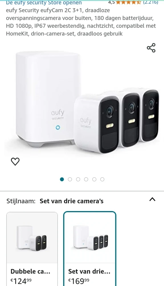 eufy Security eufyCam 2C 3+1