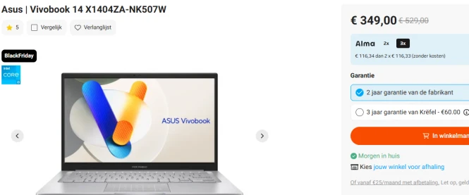 Asus | Vivobook 14 X1404ZA-NK507W
