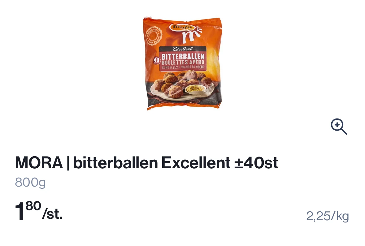 Mora bitterballen
