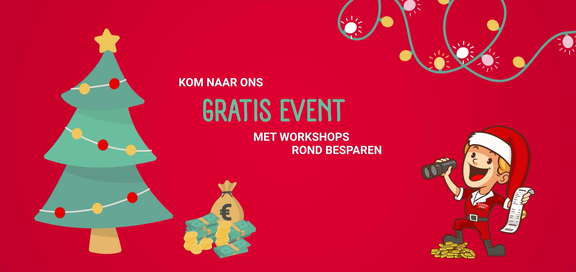 Schrijf je in voor ons eerste event op maandag 23/12 in het OC Zwijnaarde 🎉