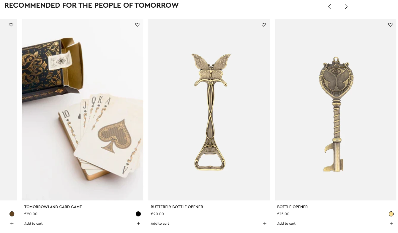 -€10 in de Tommorowland Store online 🦋