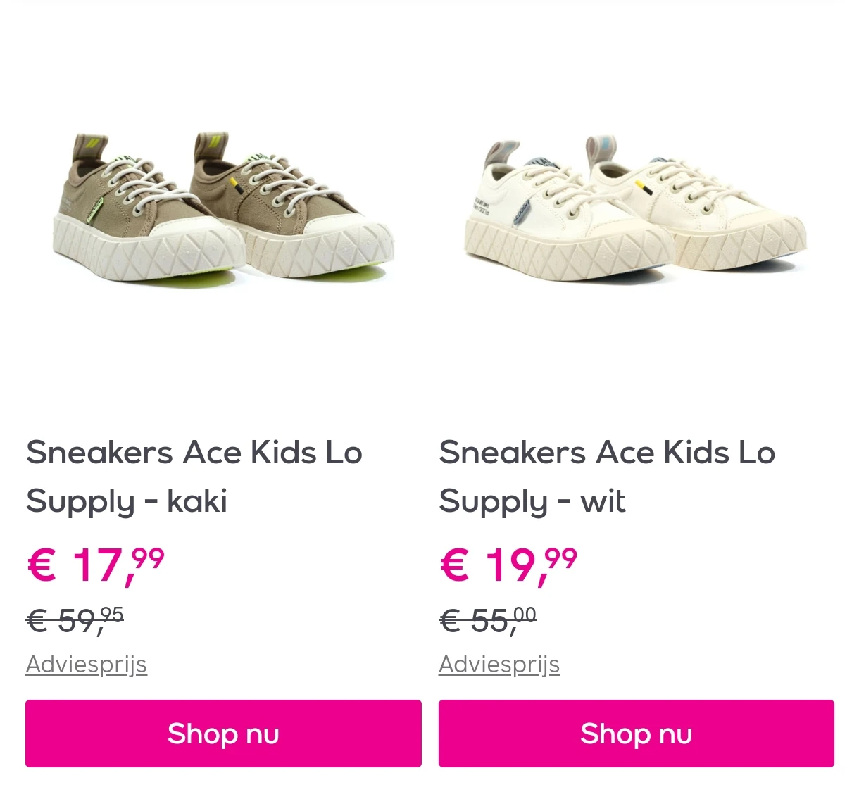 Palladium schoenen