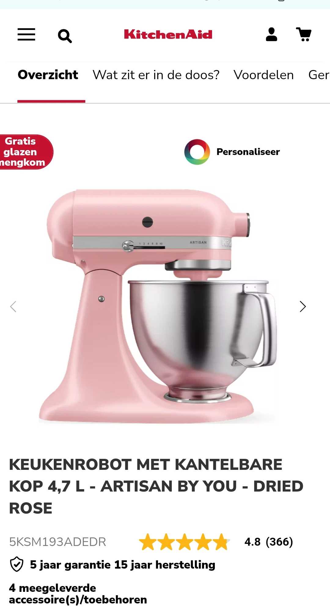 KEUKENROBOT KitchenAid