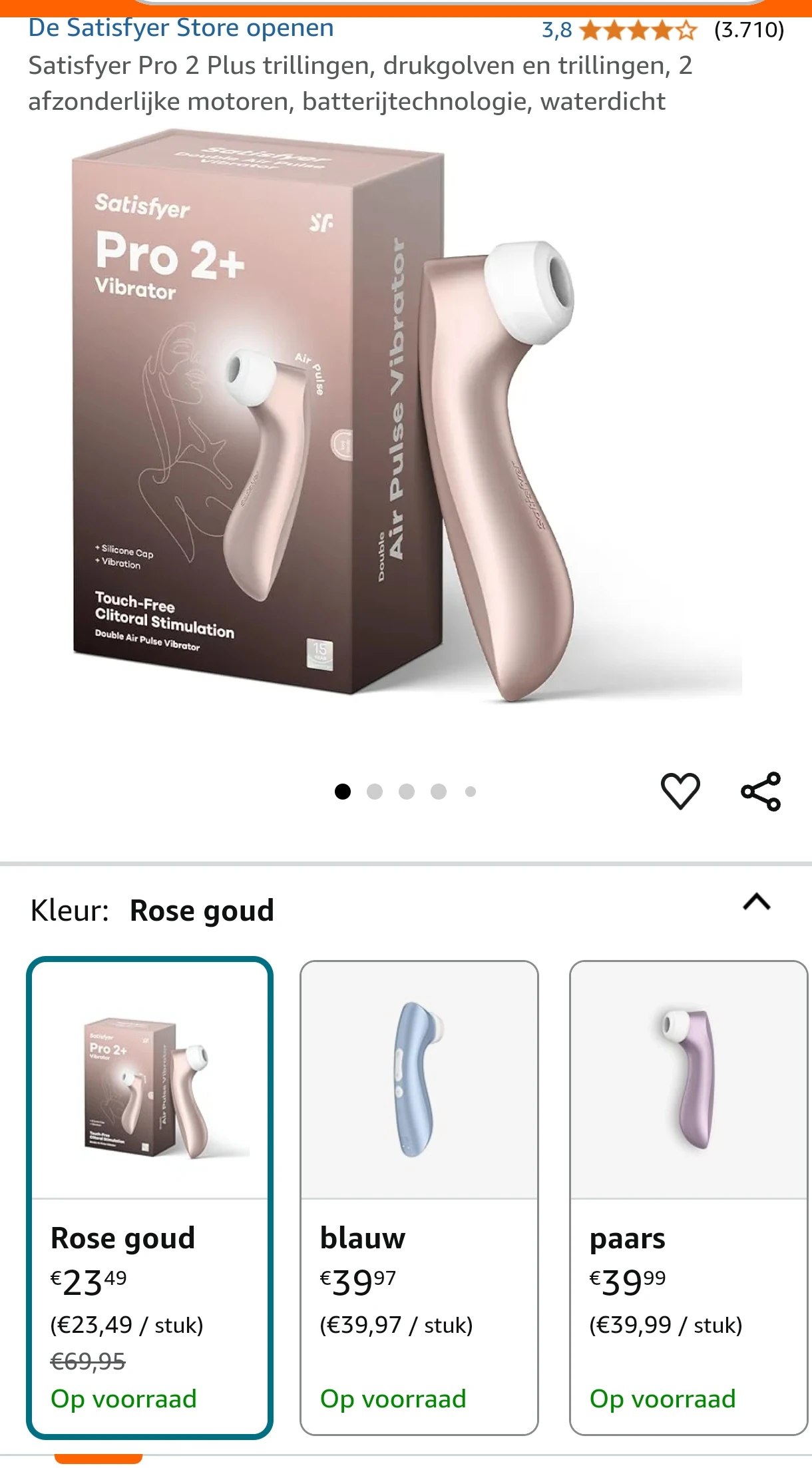 Satisfyer Pro 2 Plus en Satisfyer Pro 2