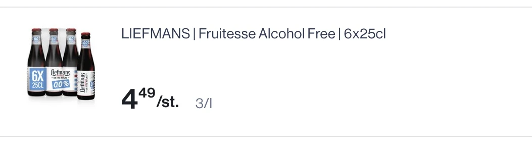 Liefmans fruitesse 0,0%