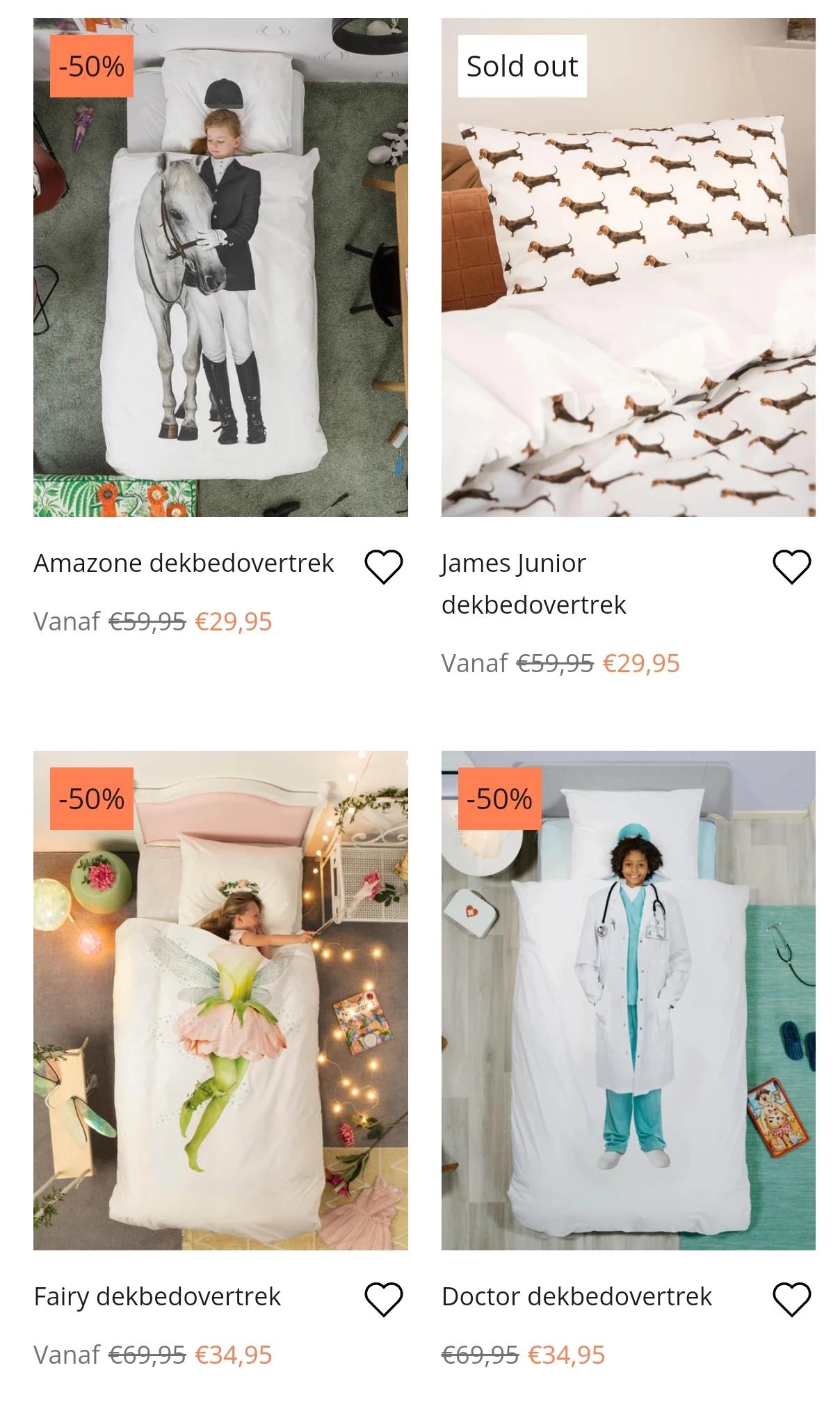 Sale bij SNURK op kleding en beddengoed!