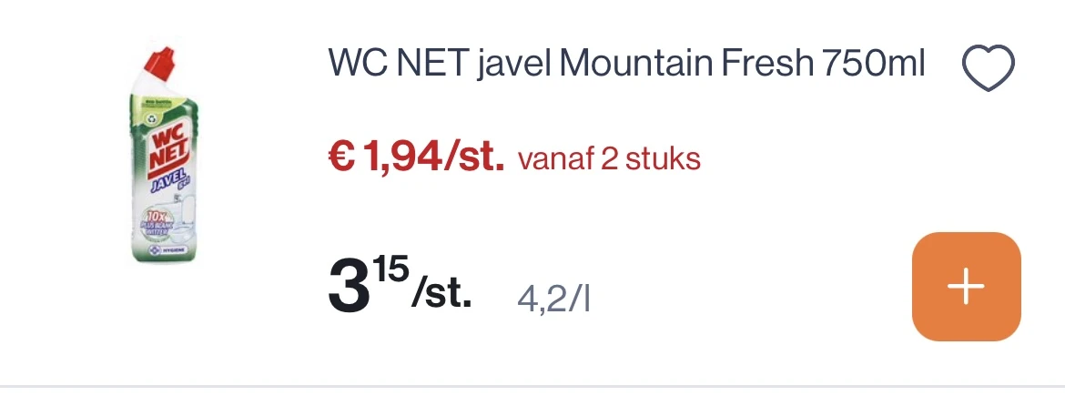 Wc net javel mountain fresh