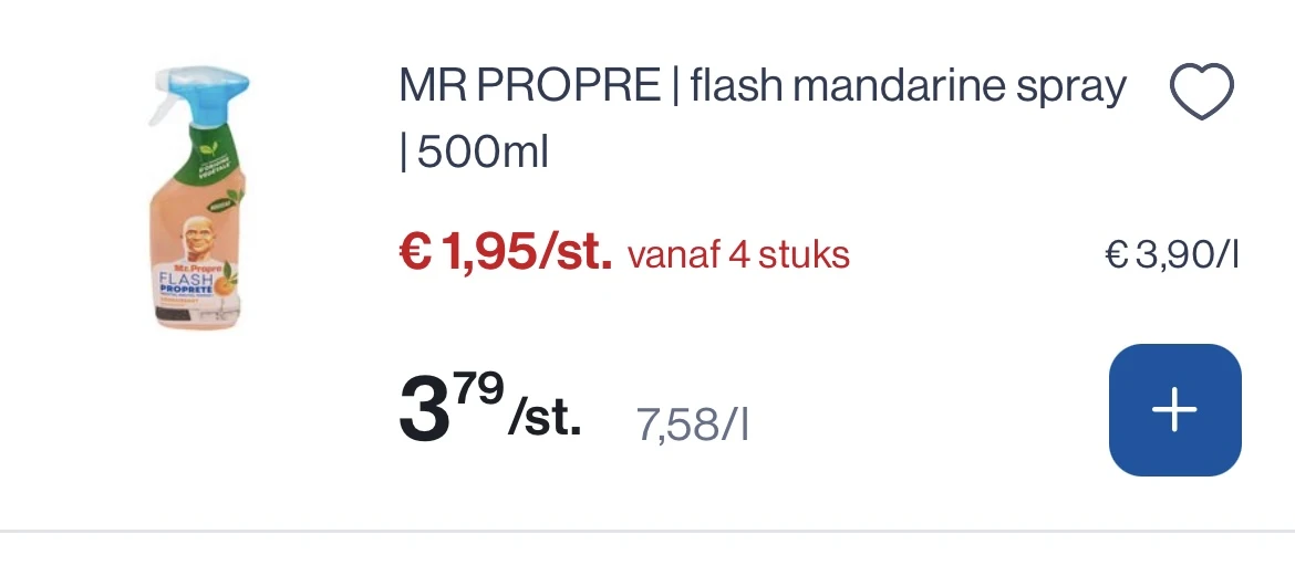 Mr proper spray mandarine