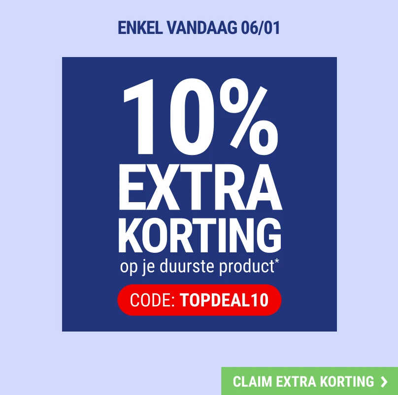10% extra korting bij Pharmamarket! Enkel vandaag!