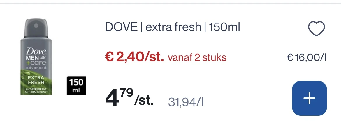 Dove men + care