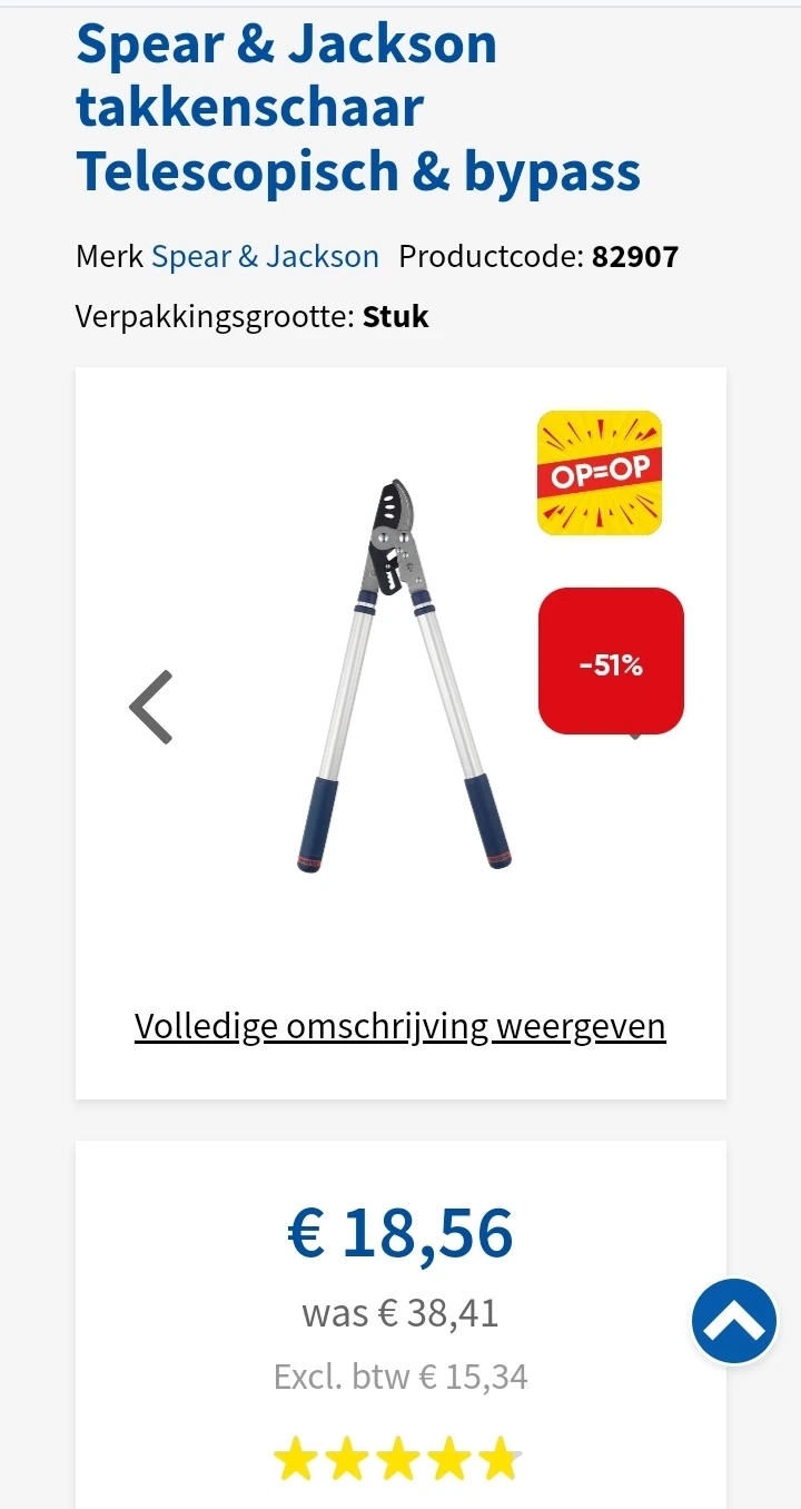 Spear & Jackson takkenschaar