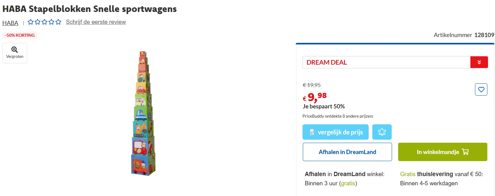 Tot -50% op HABA Baby speelgoed 👶