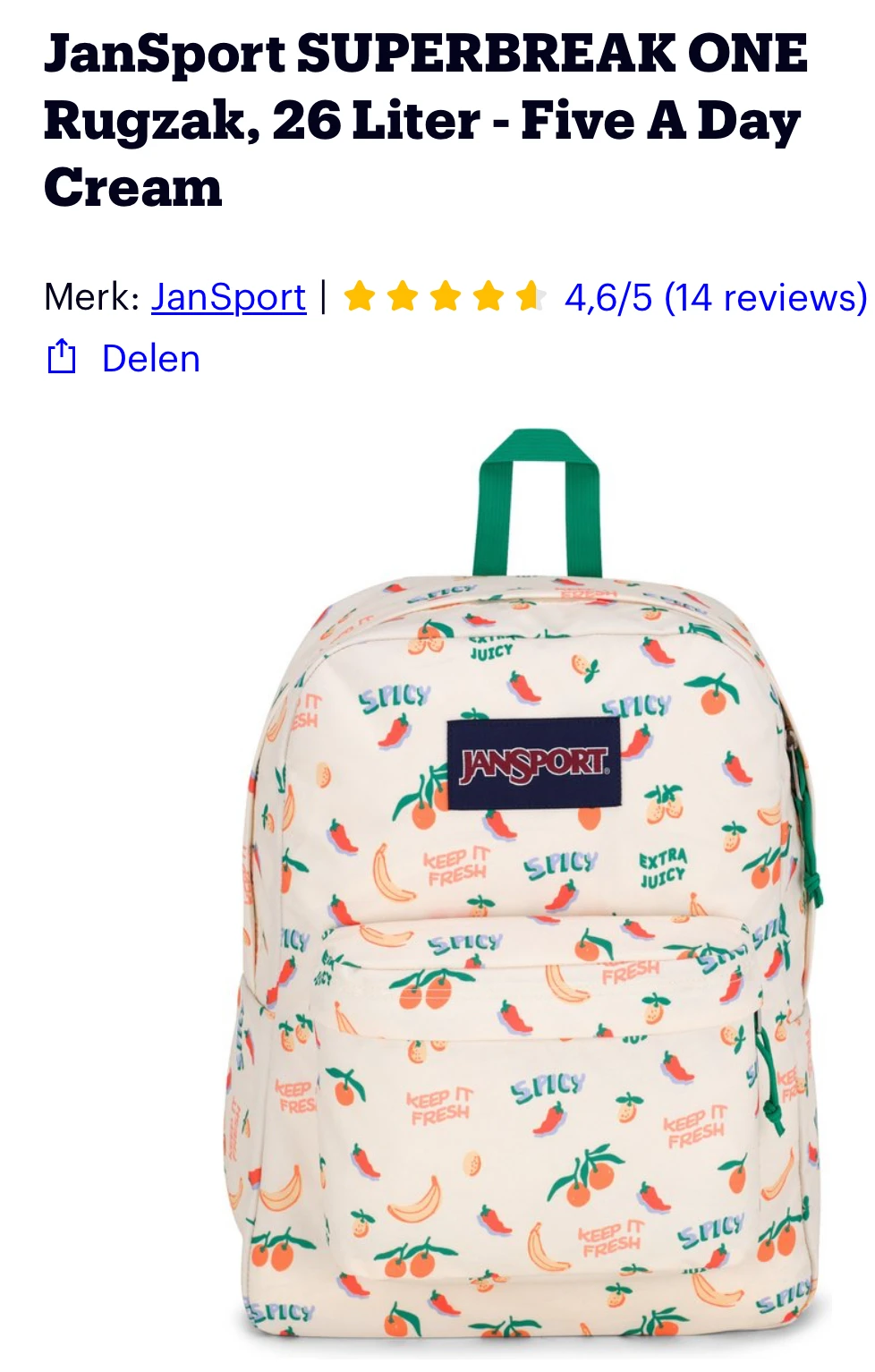 Jansport rugzak
