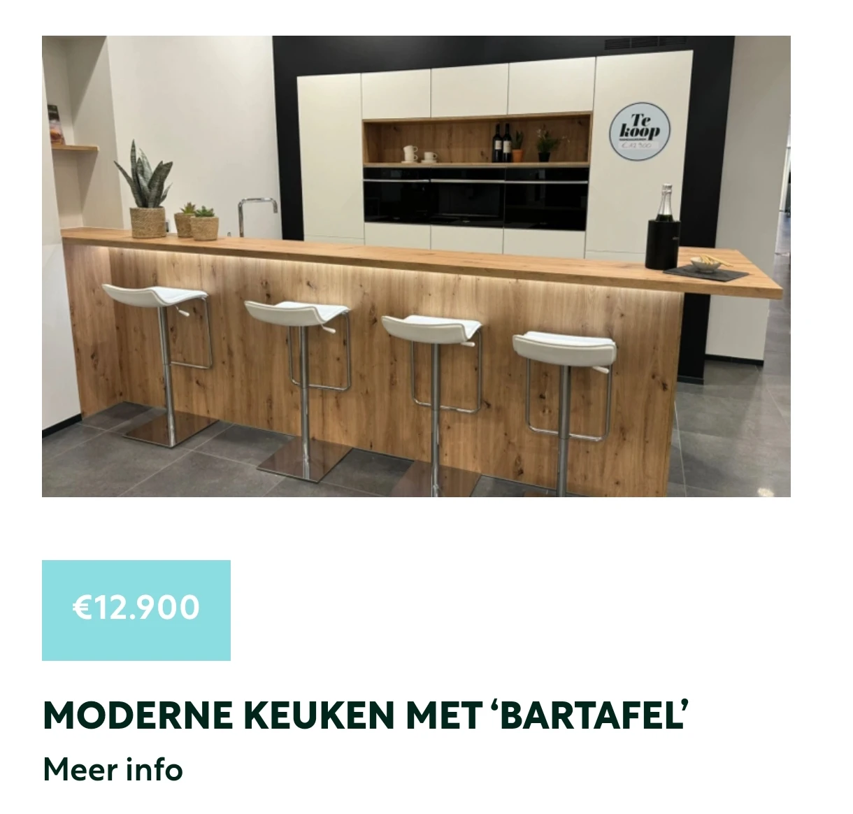 Toonzaalkeukens aan 60% korting