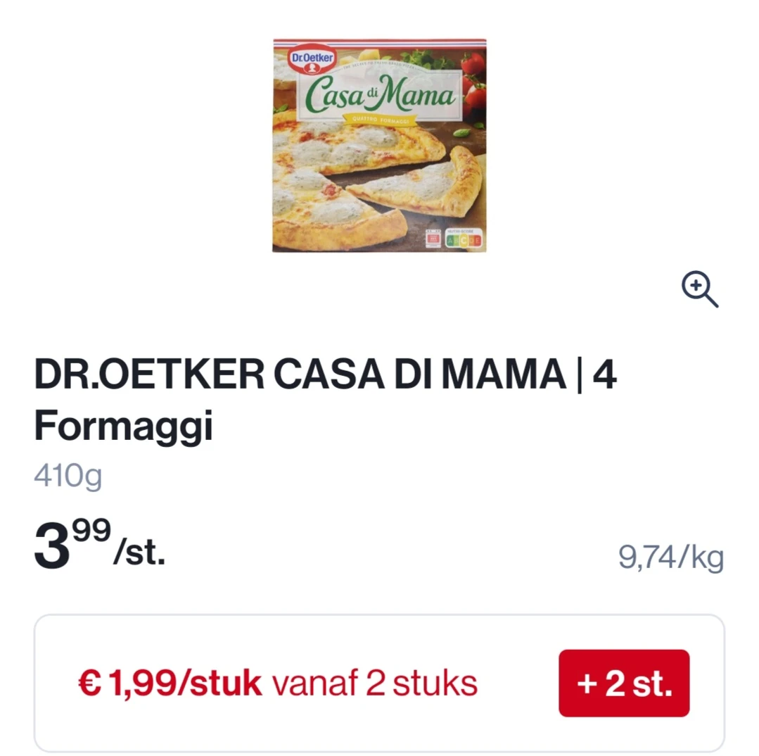 Colruyt dr. Oetker casa di mama