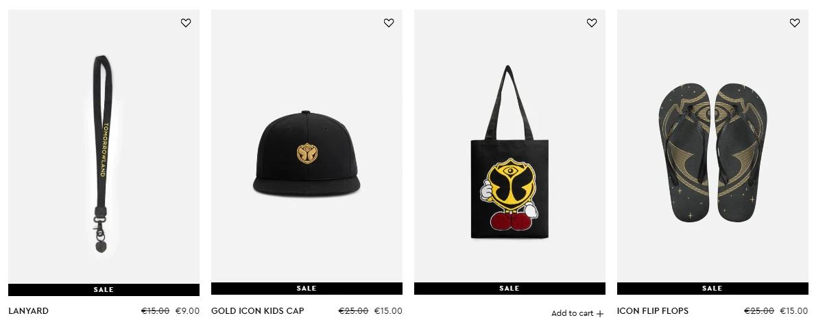 -40% 🦋 Tomorrowland merchandise