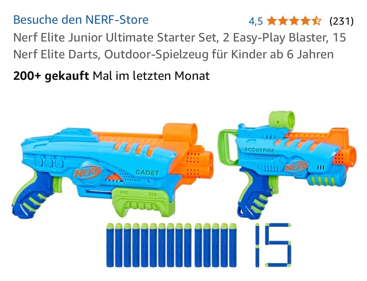 Nerf Starter Set 💦 €8,44