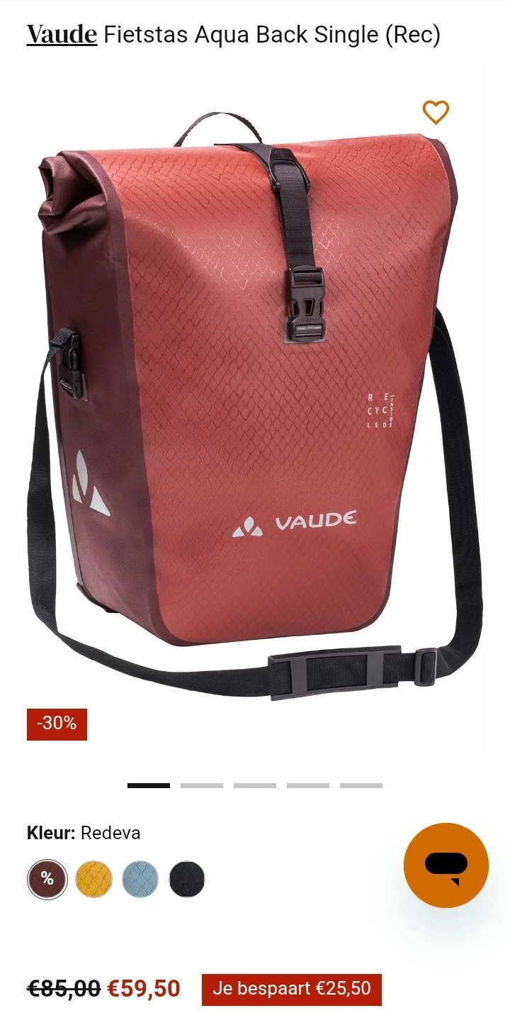 Vaude Fietstas Aqua Back Single