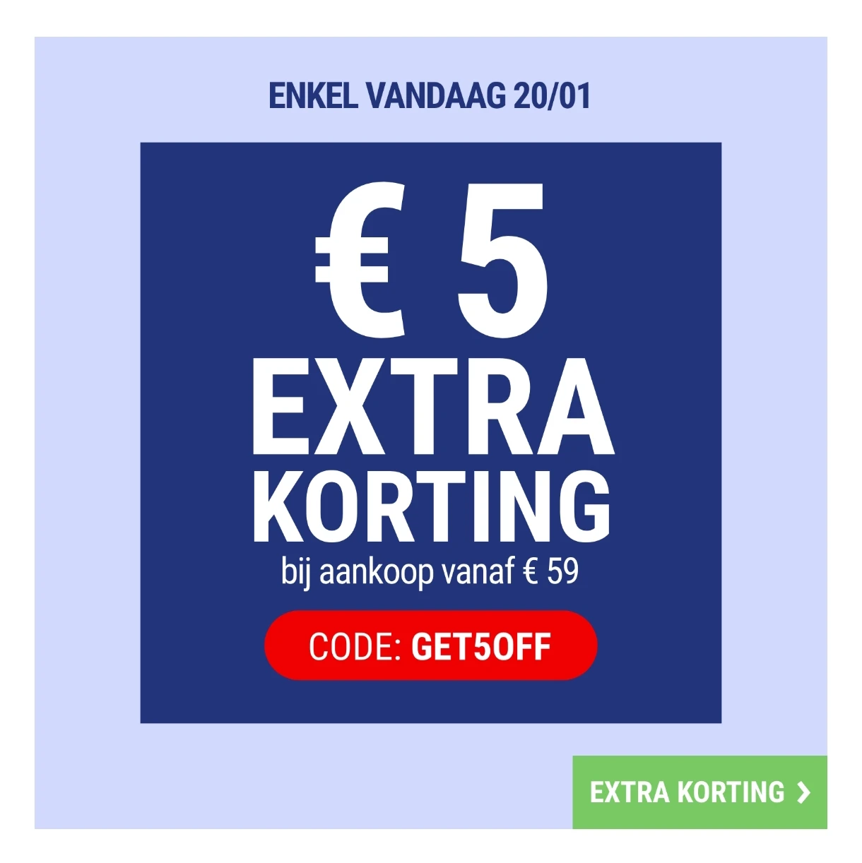 Enkel vandaag 5€ korting bij pharmamarket