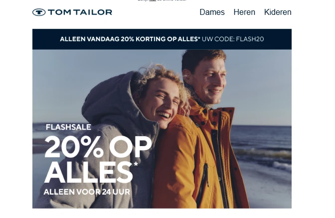 -20% bij tom tailor