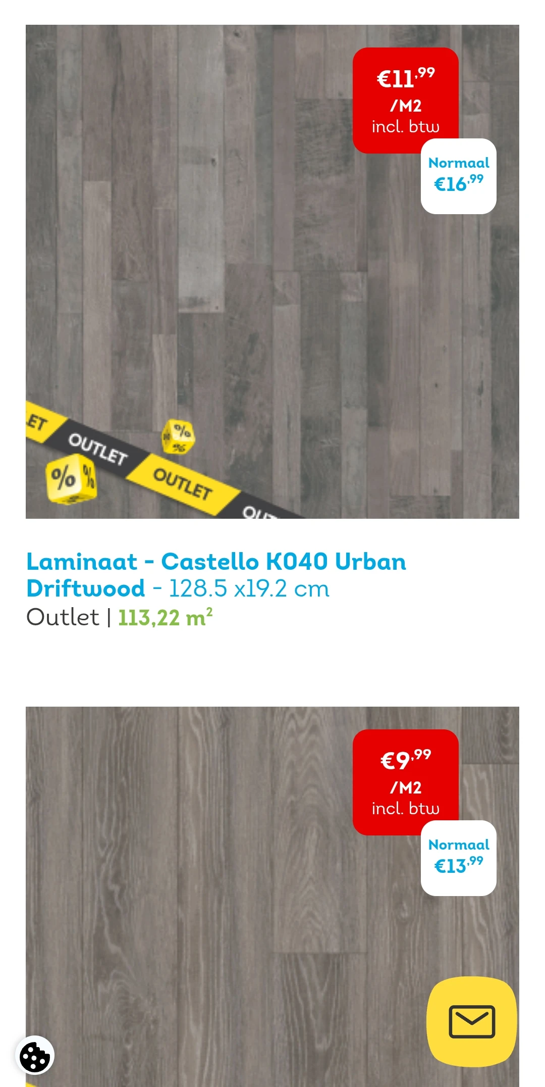 Outlet bij Vancalster tot 50% korting